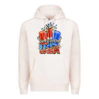 Pale Pink party in the usa popsicles billie wilder Premium Hoodie - texasbilliewilder