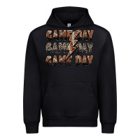 Black game day game day football lightning bolt Urban Hoodie - Zillion Design Studio