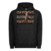 Pigment Black game day game day football lightning bolt Urban Hoodie - Zillion Design Studio