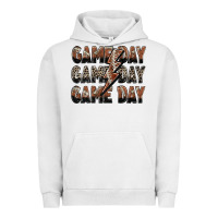 Pigment Lunar Rock game day game day football lightning bolt Urban Hoodie - Zillion Design Studio