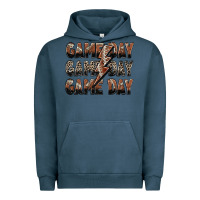 Pigment Midnight Navy game day game day football lightning bolt Urban Hoodie - Zillion Design Studio