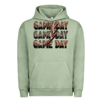Pigment Oil Green game day game day football lightning bolt Urban Hoodie - Zillion Design Studio