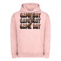 Pigment Salmon game day game day football lightning bolt Urban Hoodie - Zillion Design Studio