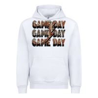 White game day game day football lightning bolt Urban Hoodie - Zillion Design Studio