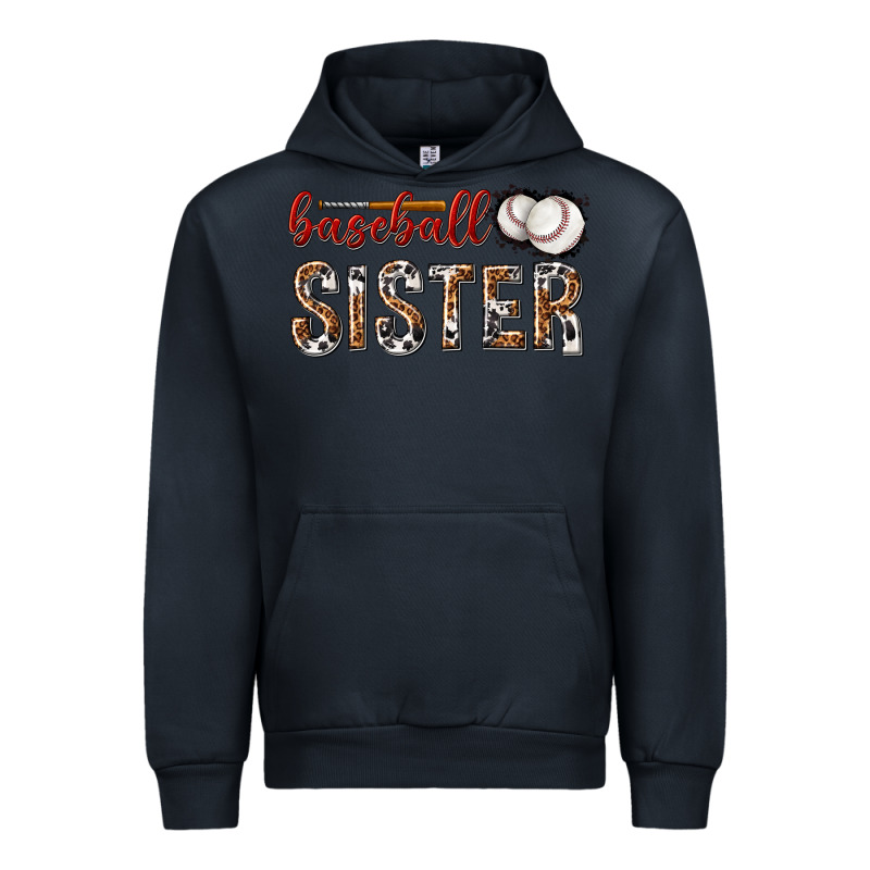 Baseball Sister With Leopard Urban Hoodie by texasbilliewilder | Teevron