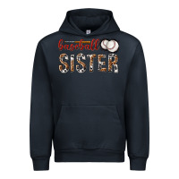 Navy baseball sister with leopard Urban Hoodie - texasbilliewilder