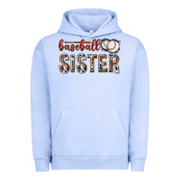 Pigment Grape Ice baseball sister with leopard Urban Hoodie - texasbilliewilder