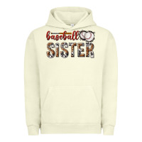 Pigment Pistachio baseball sister with leopard Urban Hoodie - texasbilliewilder
