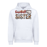 White baseball sister with leopard Urban Hoodie - texasbilliewilder
