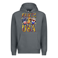 Rock party in the usa with leopard Premium Hoodie - texasbilliewilder