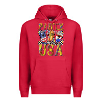 Cardinal party in the usa with leopard Premium Hoodie - texasbilliewilder
