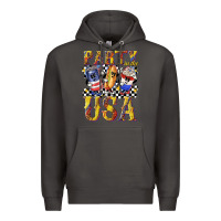 Smoke party in the usa with leopard Premium Hoodie - texasbilliewilder