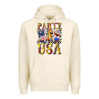 Tofu party in the usa with leopard Premium Hoodie - texasbilliewilder