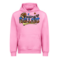 Fuchsia Pink raising ballers football Urban Hoodie - Zillion Design Studio