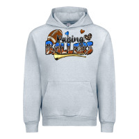 Heather Grey raising ballers football Urban Hoodie - Zillion Design Studio