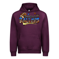 Mauve Wine raising ballers football Urban Hoodie - Zillion Design Studio