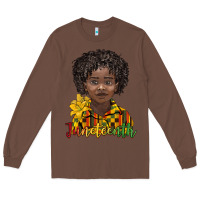 Chestnut juneteenth black boy Long Sleeve Tee - BarkalooDesign