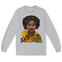 Moon Dust juneteenth black boy Long Sleeve Tee - BarkalooDesign
