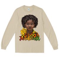 Mushroom juneteenth black boy Long Sleeve Tee - BarkalooDesign