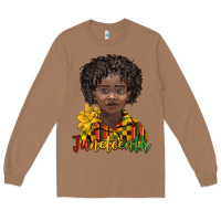 Toasted Coconut juneteenth black boy Long Sleeve Tee - BarkalooDesign