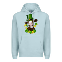 Blue Mist st patricks day cow Premium Hoodie - RanaPortraitStore