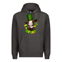 Smoke st patricks day cow Premium Hoodie - RanaPortraitStore