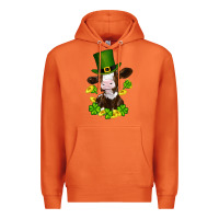 Carrot st patricks day cow Premium Hoodie - RanaPortraitStore