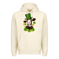 Sandshell st patricks day cow Premium Hoodie - RanaPortraitStore