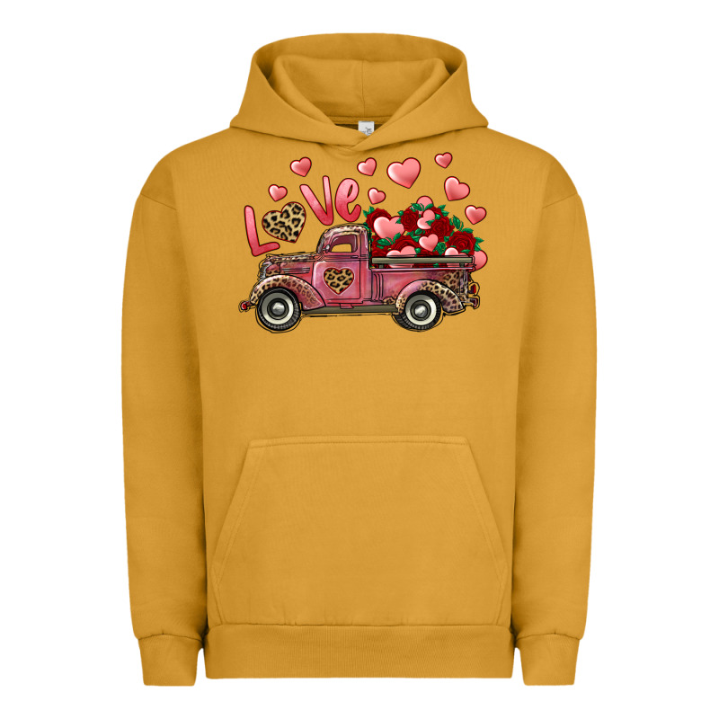 Love Truck With Roses And Leopard Urban Hoodie by RanaPortraitStore | Teevron