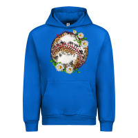 Cobalt baseball with patterns Urban Hoodie - texasbilliewilder