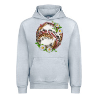Heather Grey baseball with patterns Urban Hoodie - texasbilliewilder