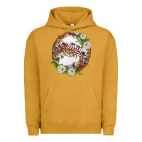 Pigment Peanut Butter baseball with patterns Urban Hoodie - texasbilliewilder