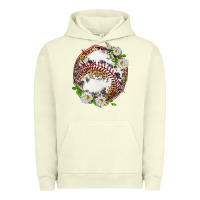 Pigment Pistachio baseball with patterns Urban Hoodie - texasbilliewilder