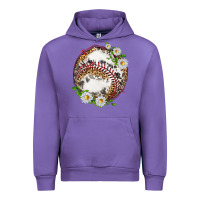Tulip baseball with patterns Urban Hoodie - texasbilliewilder
