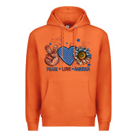 Carrot peace love america billie wilder Premium Hoodie - texasbilliewilder