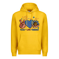 Lemon peace love america billie wilder Premium Hoodie - texasbilliewilder