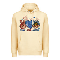 Pina Colada peace love america billie wilder Premium Hoodie - texasbilliewilder