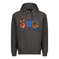 Smoke peace love america billie wilder Premium Hoodie - texasbilliewilder