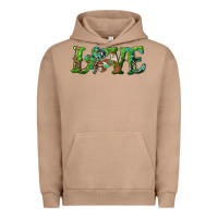Pigment Burro love with shamrock Urban Hoodie - RanaPortraitStore