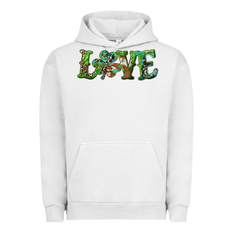 Love With Shamrock Urban Hoodie by RanaPortraitStore | Teevron
