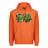 Carrot christmas trees with soccer Premium Hoodie - Zillion Design Studio