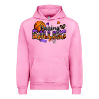Fuchsia Pink raising ballers basketball Urban Hoodie - Zillion Design Studio