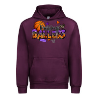 Mauve Wine raising ballers basketball Urban Hoodie - Zillion Design Studio