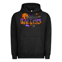 Pigment Black raising ballers basketball Urban Hoodie - Zillion Design Studio