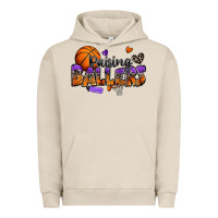 Pigment French Oak raising ballers basketball Urban Hoodie - Zillion Design Studio