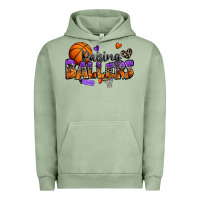 Pigment Oil Green raising ballers basketball Urban Hoodie - Zillion Design Studio