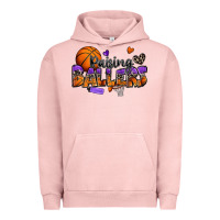 Pigment Salmon raising ballers basketball Urban Hoodie - Zillion Design Studio