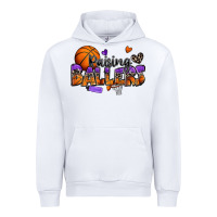 White raising ballers basketball Urban Hoodie - Zillion Design Studio