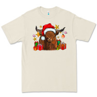 Bone festive highland cow Premium Tee - CowhideDigitalArt