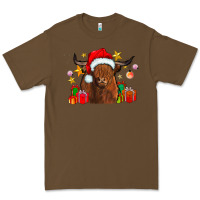 Cacao festive highland cow Premium Tee - CowhideDigitalArt